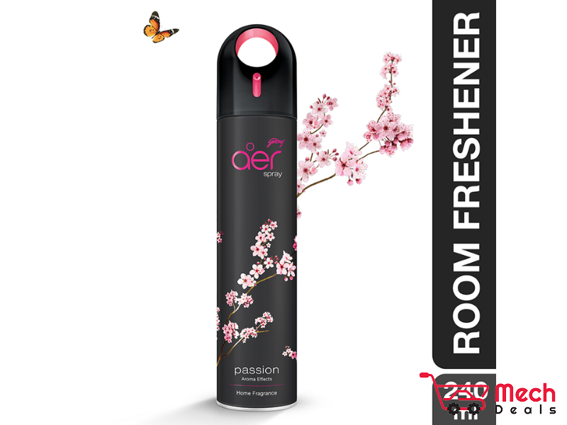 Godrej Aer Spray Premium Air Freshener For Home & Office Passion 240Ml