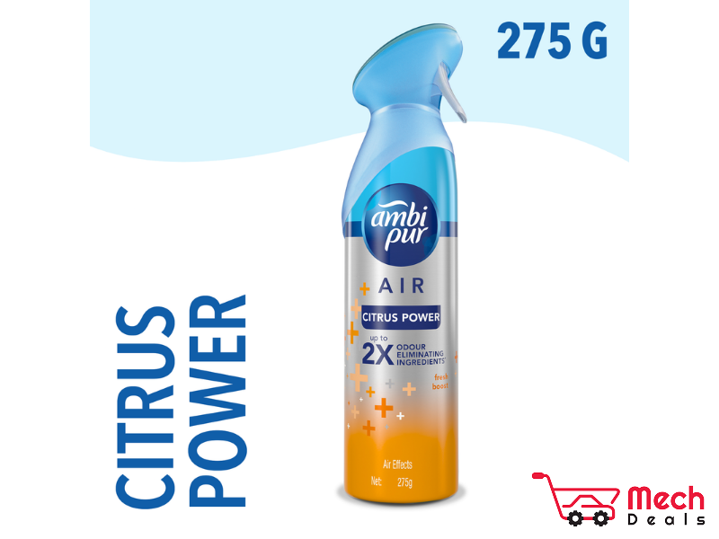 Air Efffects Citrus Power Odour Eliminating (Fresh Boost) Air Freshener Spray (275 G)