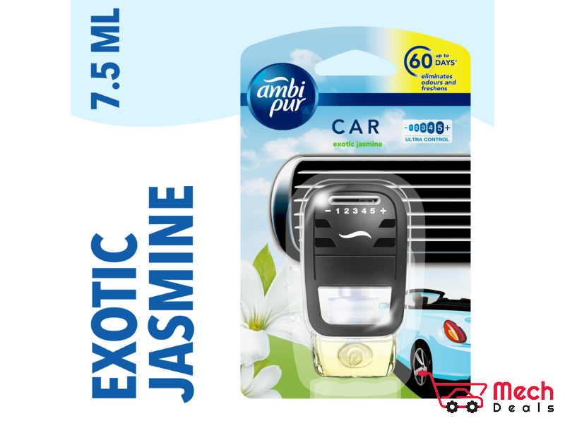 Ambi Pur Car Air Freshener Exotic Jasmine With 1 Refills (7.5 Ml)